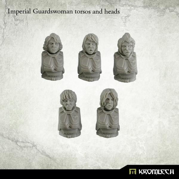 Kromlech Guardswoman Torsos and Heads KRCB150 - Hobby Heaven