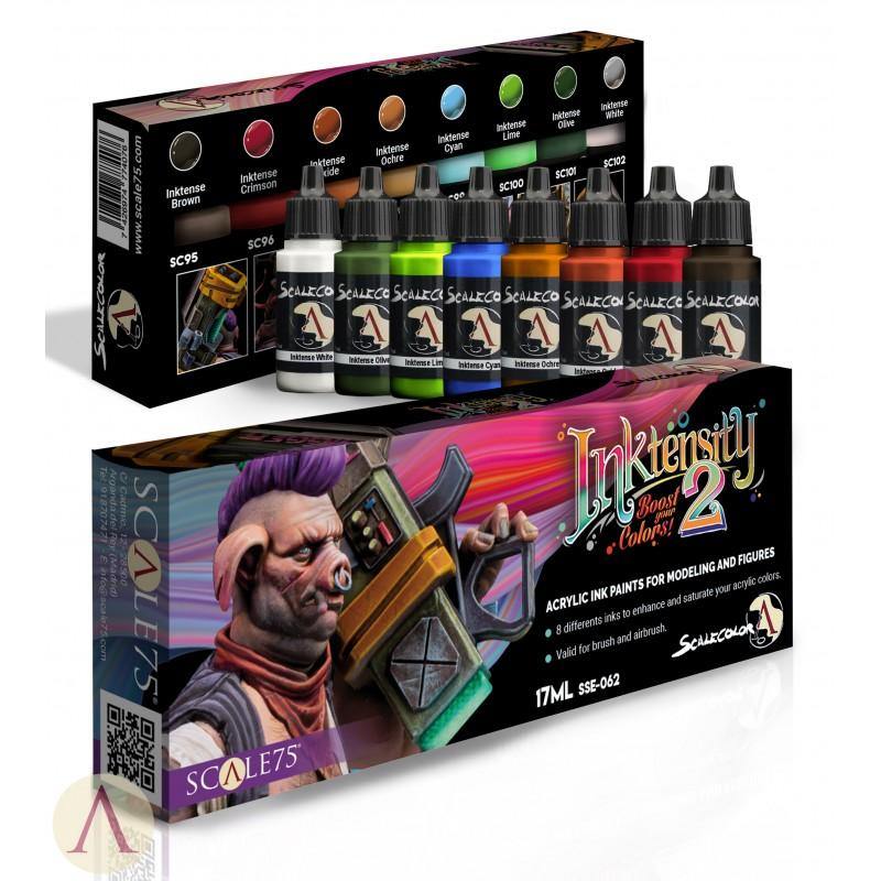 Scale75 Inktensity 2 Paint Set (8 Paints) - Hobby Heaven