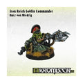 Kromlech Iron Reich Goblin Commander Kurz von Niedrig (1) KRM082 - Hobby Heaven
