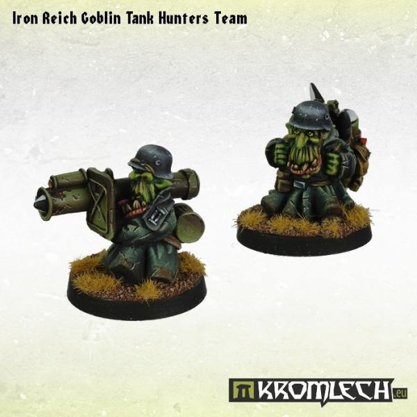 Kromlech Iron Reich Goblin Tank Hunters Team (2) KRM081 - Hobby Heaven
