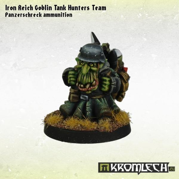 Kromlech Iron Reich Goblin Tank Hunters Team (2) KRM081 - Hobby Heaven