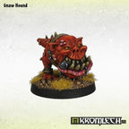 Kromlech Iron Reich Orc Taskmaster with Gnaw Hound (2) KRM083 - Hobby Heaven