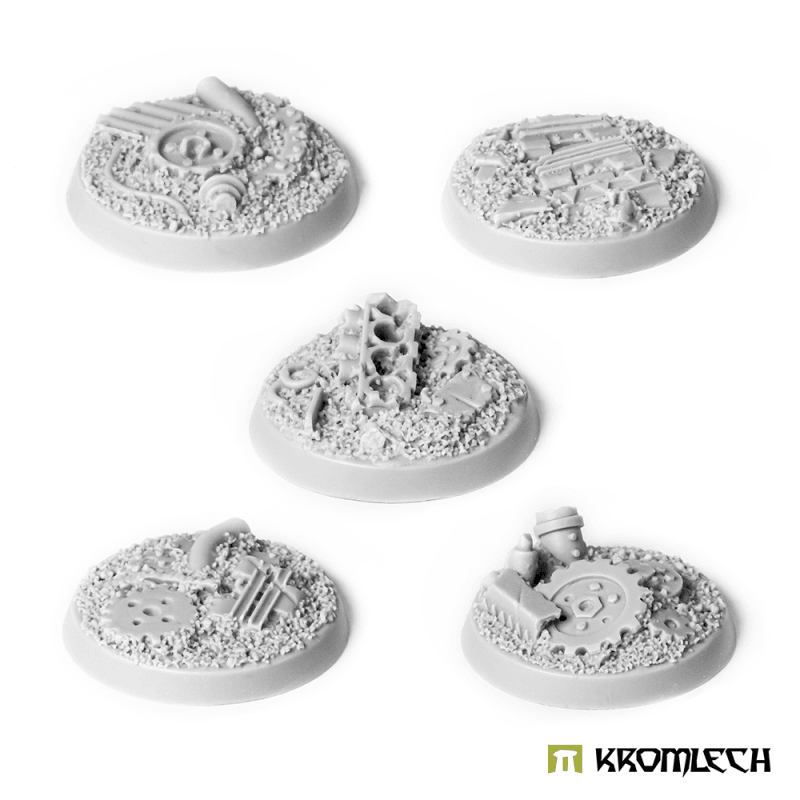 Kromlech Junk City round 32mm (5) set1 KRRB039 - Hobby Heaven