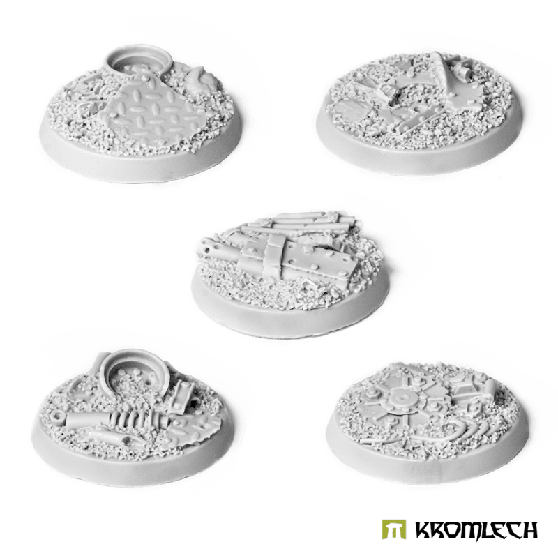 Kromlech Junk City round 32mm (5) set2 KRRB044 - Hobby Heaven