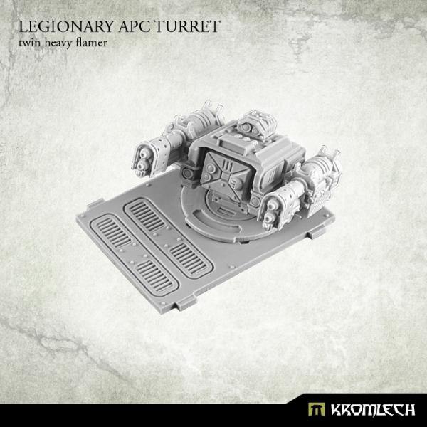 Kromlech Legionary APC Turret Twin Heavy Flamer KRVB024 - Hobby Heaven