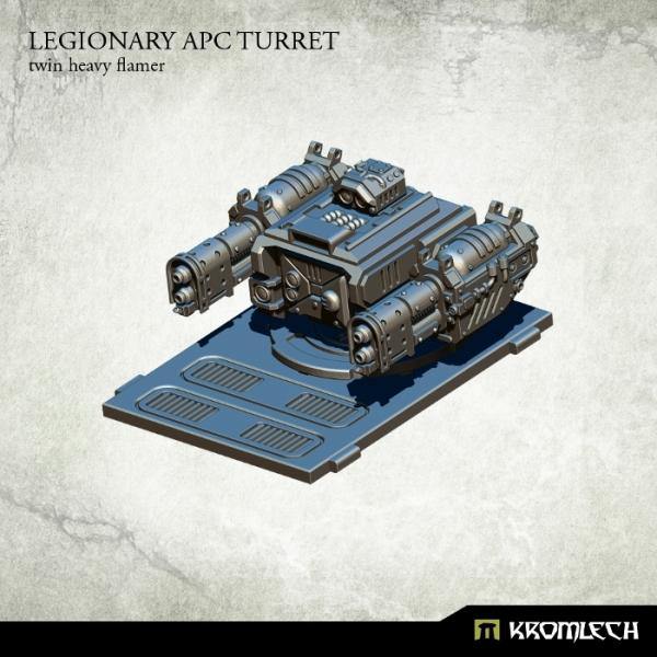 Kromlech Legionary APC Turret Twin Heavy Flamer KRVB024 - Hobby Heaven