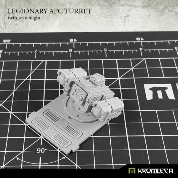 Kromlech Legionary APC Turret Twin Searchlights KRVB030 - Hobby Heaven
