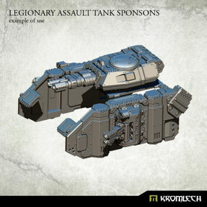 Kromlech Legionary Assault Tank Sponsons Heavy Flamers KRVB040 - Hobby Heaven