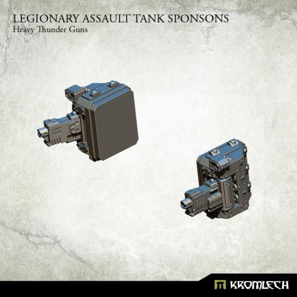 Kromlech Legionary Assault Tank Sponsons Heavy Thunder Guns KRVB038 - Hobby Heaven