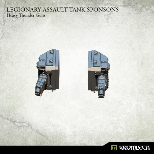 Kromlech Legionary Assault Tank Sponsons Heavy Thunder Guns KRVB038 - Hobby Heaven