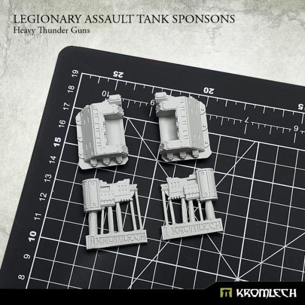 Kromlech Legionary Assault Tank Sponsons Heavy Thunder Guns KRVB038 - Hobby Heaven