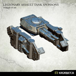 Kromlech Legionary Assault Tank Sponsons Twin Lascannons KRVB039 - Hobby Heaven