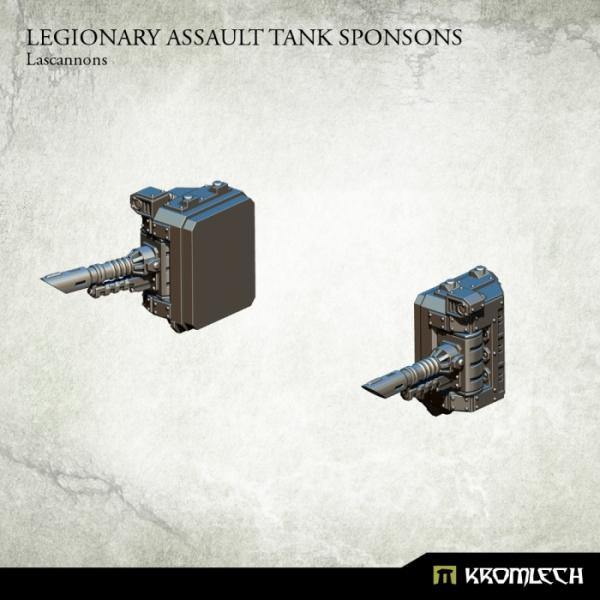 Kromlech Legionary Assault Tank Sponsons Twin Lascannons KRVB039 - Hobby Heaven