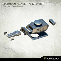 Kromlech Legionary Assault Tank Turret Twin Heavy Flamer Cannon KRVB043 - Hobby Heaven

