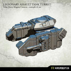 Kromlech Legionary Assault Tank Turret Twin Heavy Magma Cannon KRVB045 - Hobby Heaven