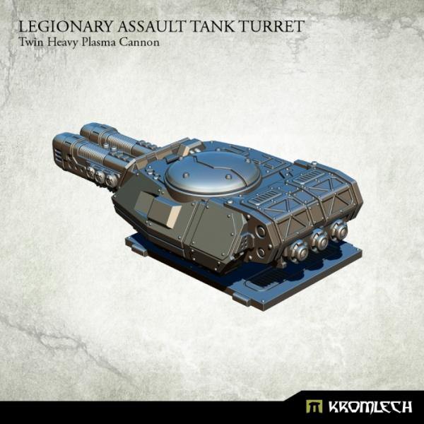 Kromlech Legionary Assault Tank Turret Twin Heavy Plasma Cannon KRVB044 - Hobby Heaven