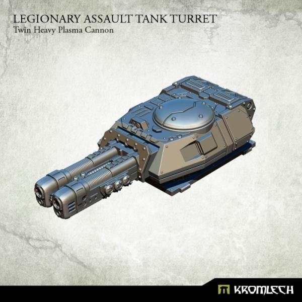 Kromlech Legionary Assault Tank Turret Twin Heavy Plasma Cannon KRVB044 - Hobby Heaven
