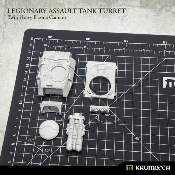 Kromlech Legionary Assault Tank Turret Twin Heavy Plasma Cannon KRVB044 - Hobby Heaven