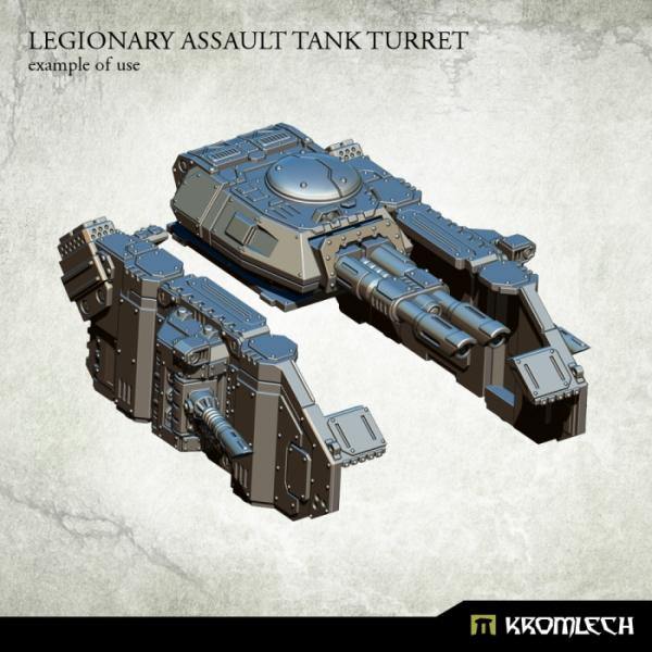 Kromlech Legionary Assault Tank Turret Twin Lascannon KRVB041 - Hobby Heaven