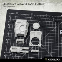 Kromlech Legionary Assault Tank Turret Twin Lascannon KRVB041 - Hobby Heaven