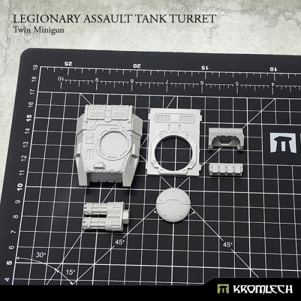 Kromlech Legionary Assault Tank Turret Twin Minigun KRVB047 - Hobby Heaven