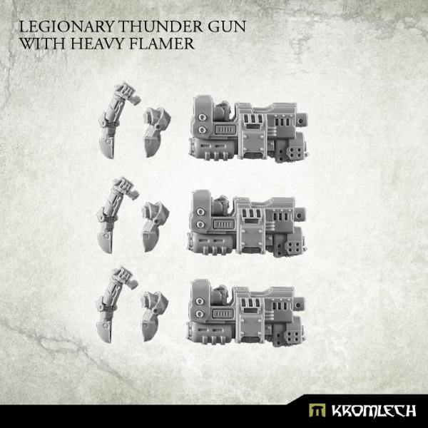 Kromlech Legionary Heavy Thunder Gun  With Heavy Flamer KRCB166 - Hobby Heaven