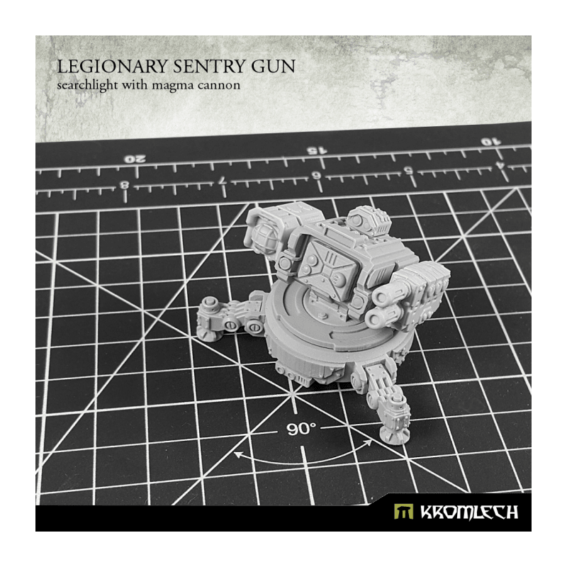 Kromlech Legionary Sentry Gun: Magma Cannon with Searchlight (1) KRM119 - Hobby Heaven
