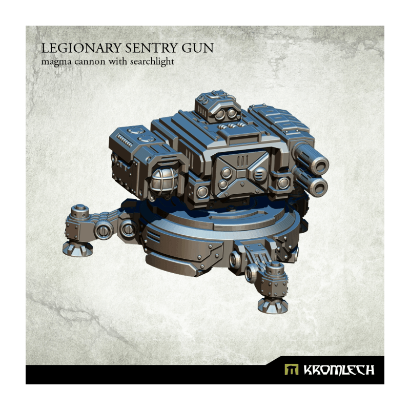Kromlech Legionary Sentry Gun: Magma Cannon with Searchlight (1) KRM119 - Hobby Heaven