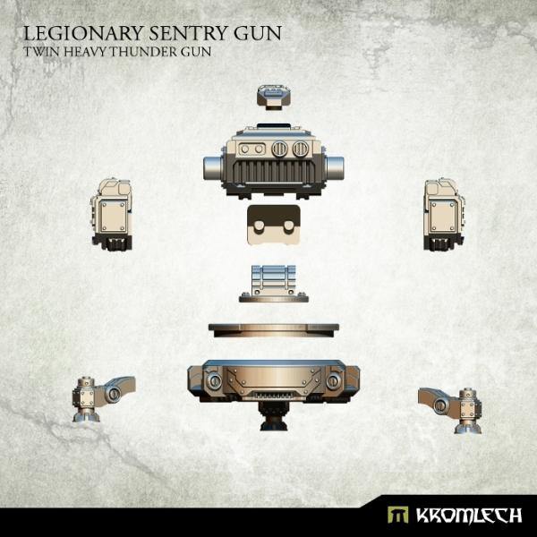 Kromlech Legionary Sentry Gun: Twin Heavy Thunder Gun (1) KRM089 - Hobby Heaven