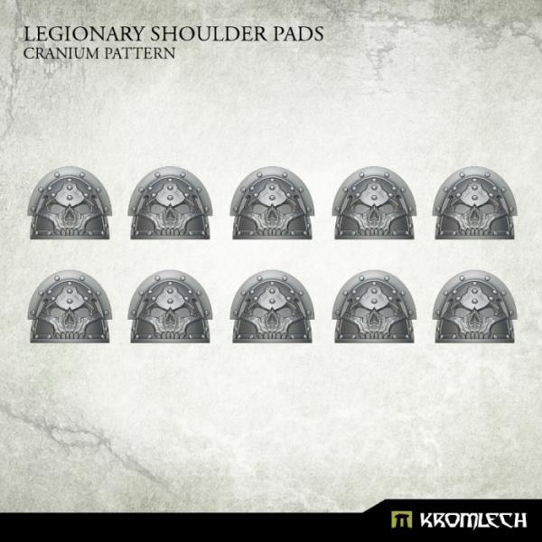 Kromlech Legionary Shoulder Pads: Cranium Pattern (10) KRCB228 - Hobby Heaven