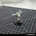 Kromlech Legionary Shoulder Pads: Cranium Pattern (10) KRCB228 - Hobby Heaven