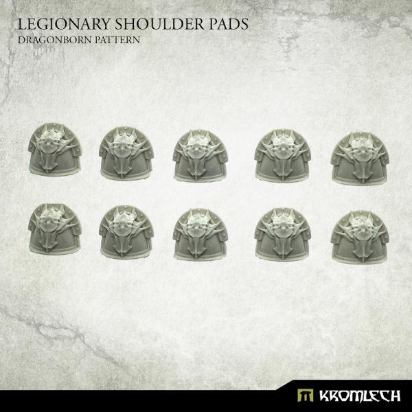 Kromlech Legionary Shoulder Pads: Dragon Pattern (10) KRCB235 - Hobby Heaven