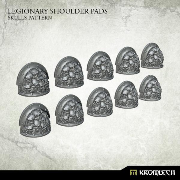 Kromlech Legionary Shoulder Pads: Skulls Pattern (10) KRCB224 - Hobby Heaven