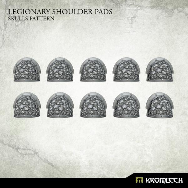 Kromlech Legionary Shoulder Pads: Skulls Pattern (10) KRCB224 - Hobby Heaven