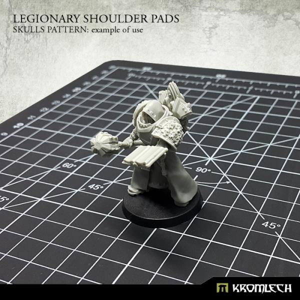 Kromlech Legionary Shoulder Pads: Skulls Pattern (10) KRCB224 - Hobby Heaven