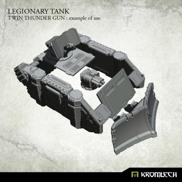 Kromlech Legionary Tank Twin Thunder Gun KRVB057 - Hobby Heaven