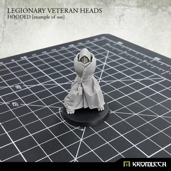 Kromlech Legionary Veteran Heads: Hooded (5) KRCB206 - Hobby Heaven