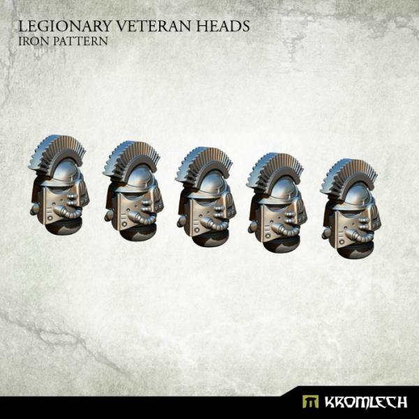 Kromlech Legionary Veteran Heads Iron Pattern KRCB198 - Hobby Heaven