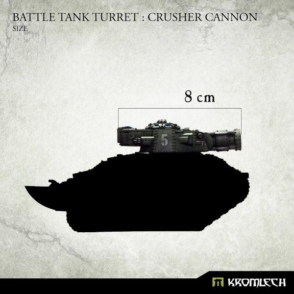 Kromlech Battle Tank Turret Crusher Cannon (1) KRVB087 - Hobby Heaven
