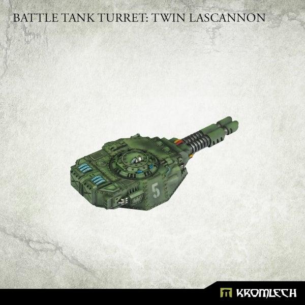 Kromlech Battle Tank Turret Twin Lascannon (1) KRVB091 - Hobby Heaven