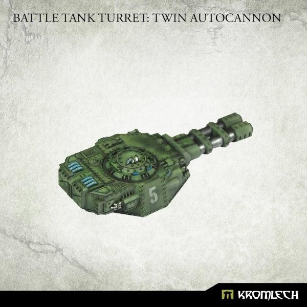Kromlech Battle Tank Turret Twin Autocannon (1) KRVB090 - Hobby Heaven