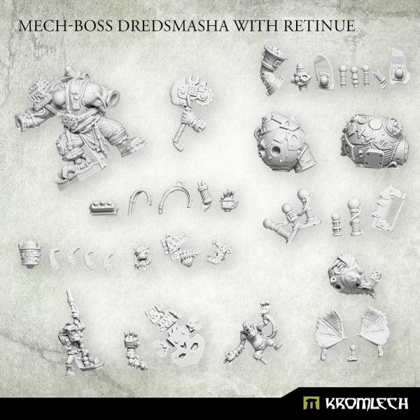 Kromlech Mech-Boss Dredsmasha with Retinue (6) KRM181 - Hobby Heaven