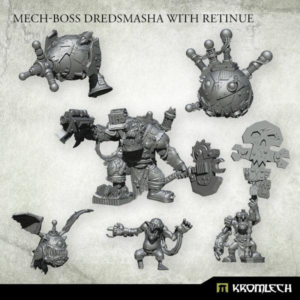 Kromlech Mech-Boss Dredsmasha with Retinue (6) KRM181 - Hobby Heaven