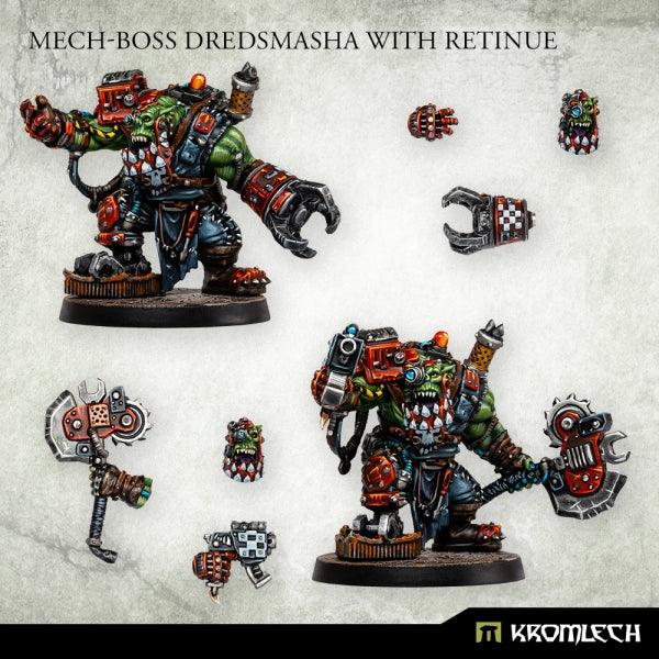 Kromlech Mech-Boss Dredsmasha with Retinue (6) KRM181 - Hobby Heaven