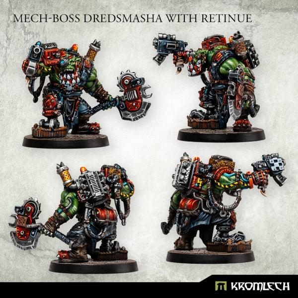 Kromlech Mech-Boss Dredsmasha with Retinue (6) KRM181 - Hobby Heaven