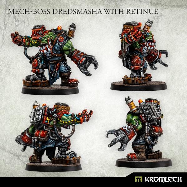 Kromlech Mech-Boss Dredsmasha with Retinue (6) KRM181 - Hobby Heaven