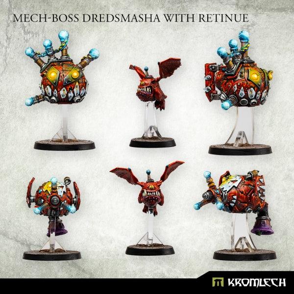 Kromlech Mech-Boss Dredsmasha with Retinue (6) KRM181 - Hobby Heaven