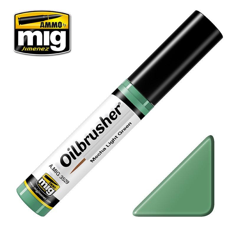 AMMO By MIG Oilbrusher Mecha Light Green A.MIG-3529 - Hobby Heaven