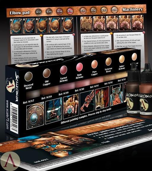Scale75 Metal N'Alchemy Copper Series Paint Set (8 Paints) - Hobby Heaven