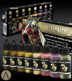 Scale75 Metal N'Alchemy Gold Paint Set (8 Paints) - Hobby Heaven